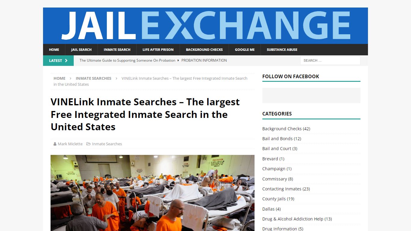 VINELink Inmate Searches – The largest Free Integrated Inmate Search in ...